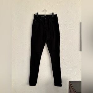 AG Mila Black High-Waisted Jeans